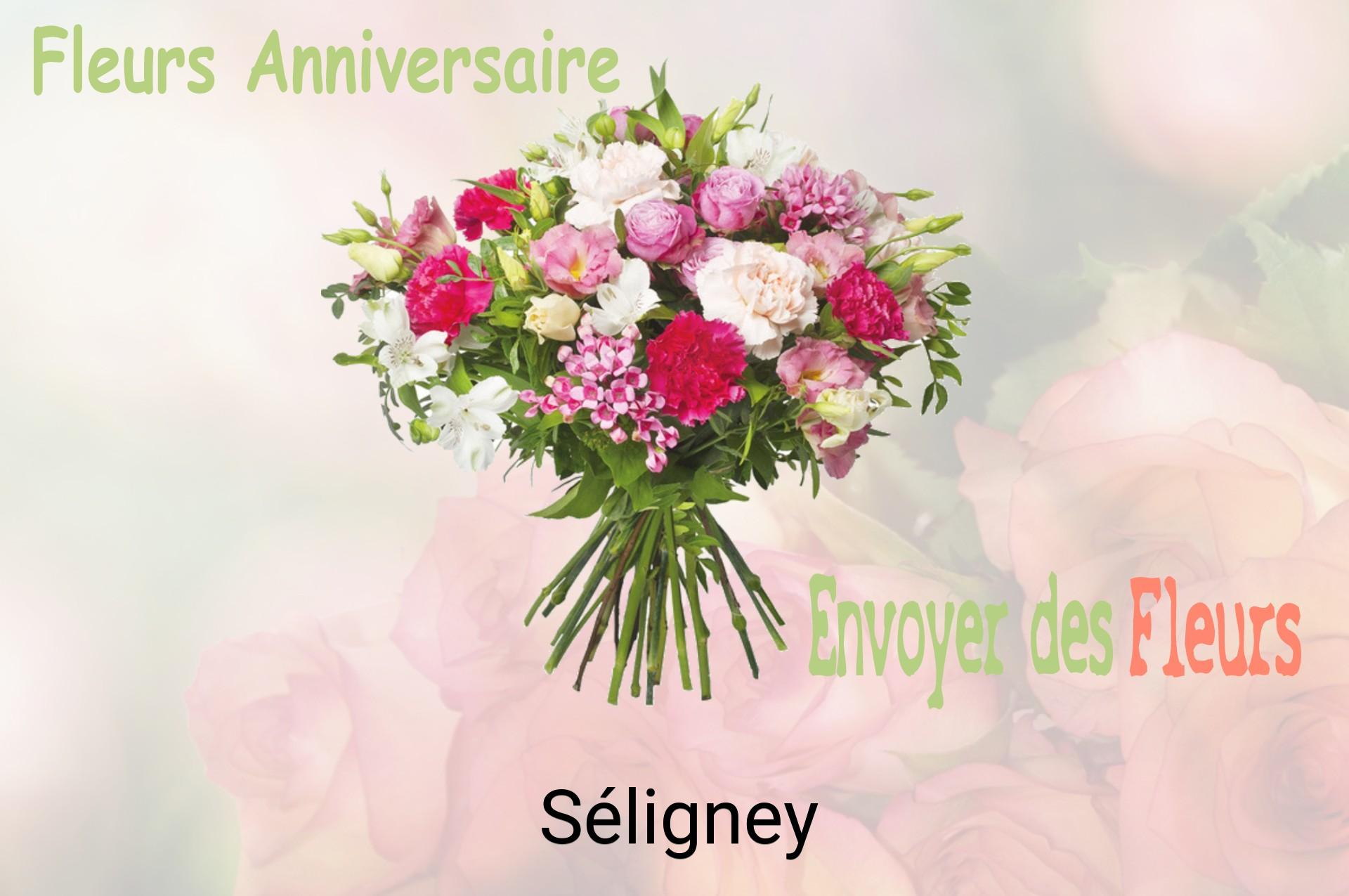 Bouquet de fleurs d’anniversaire livré à Séligney